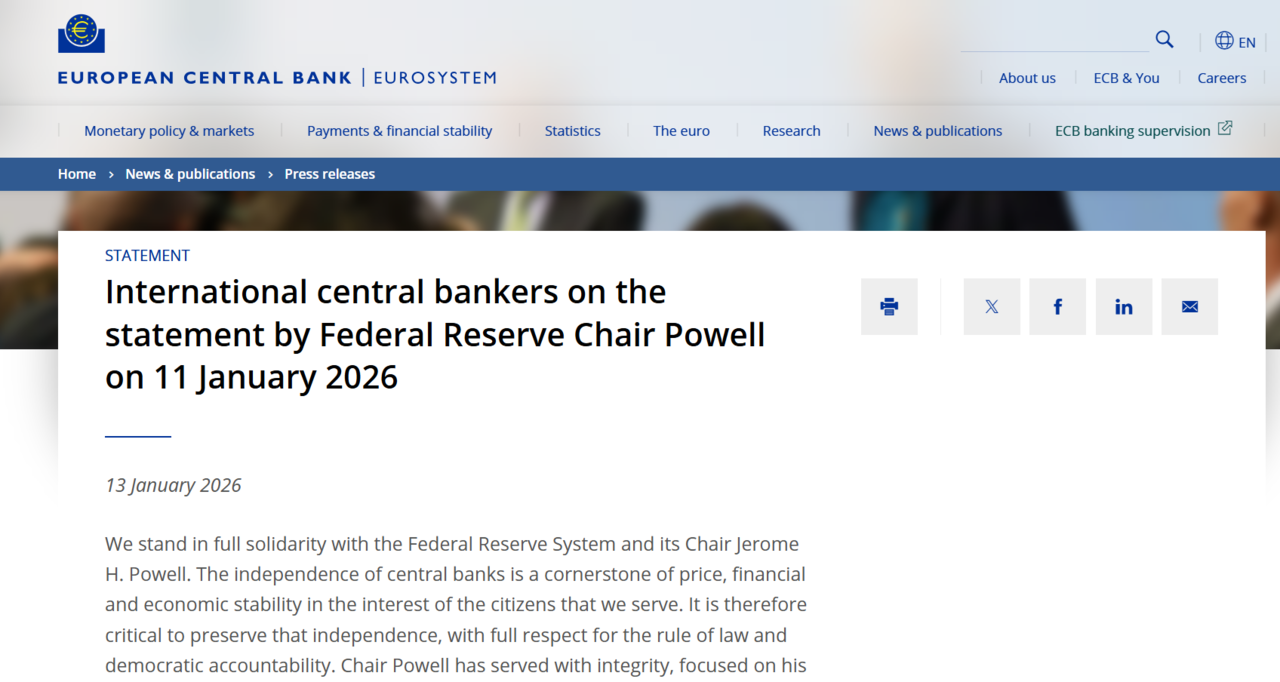 세계 주요 중앙은행 총재들 